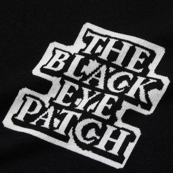 OG LABEL KNIT SWEATER BLACK