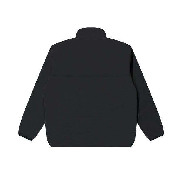 OG LABEL LEOPARD PATTERNED PULLOVER FLEECE BLACK