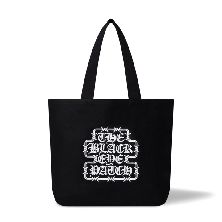 BARBED WIRE OG LABEL LARGE TOTE BLACK