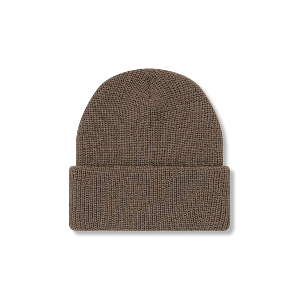 JAPAN FLAG PATCH TAGGED BEANIE BROWN