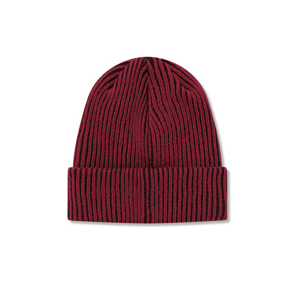 SMALL OG LABEL STRIPE BEANIE RED