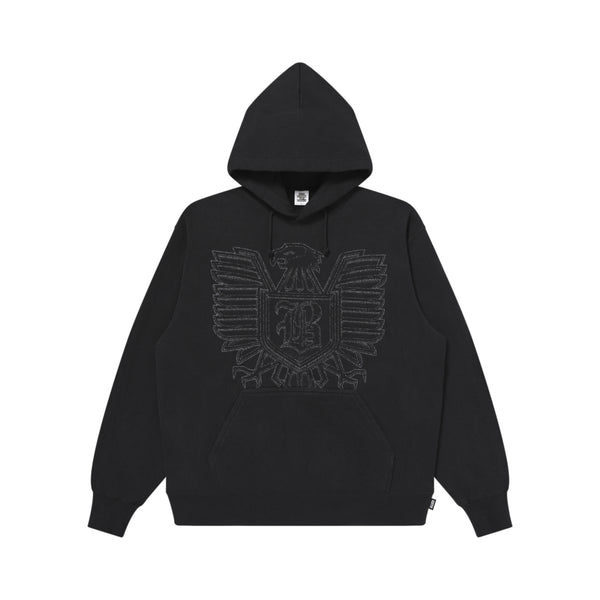 GOLD WING WASHED HOODIE WASHED BLACK