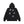 TORN OG LABEL HOODIE BLACK