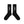 MIKADO FAME FLAME SOCKS BLACK