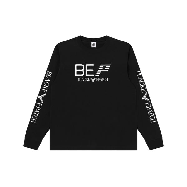 ITALY LOGO L/S TEE BLACK