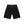 OG LABEL WASHED CARGO BAGGY SHORTS BLACK