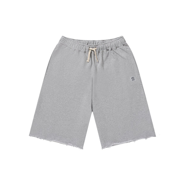 SMALL OG CUT OFF SWEAT SHORTS HEATHER GRAY
