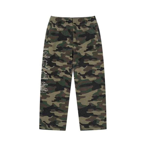 HWC WASHED CAMO BAGGY SWEAT PANTS