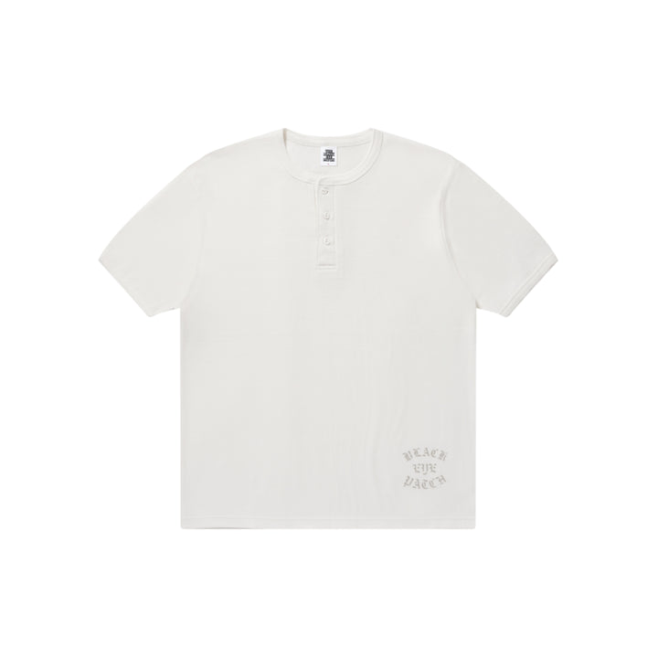 OE COLLEGE HENLEY TEE OFF WHITE