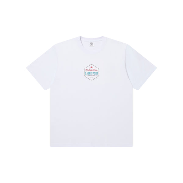 CASH SPORT LABEL TEE WHITE
