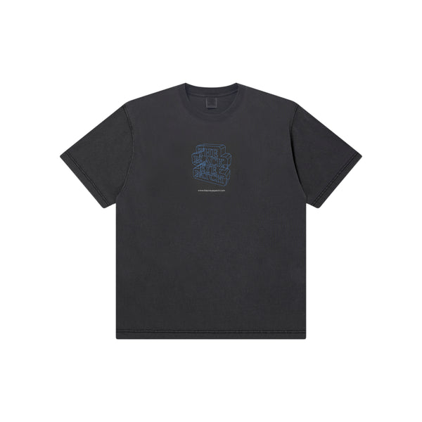 POLYGON OG LABEL TEE WASHED BLACK