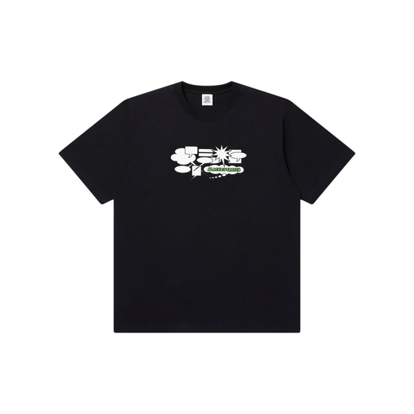 SPEECH BUBBLES TEE BLACK
