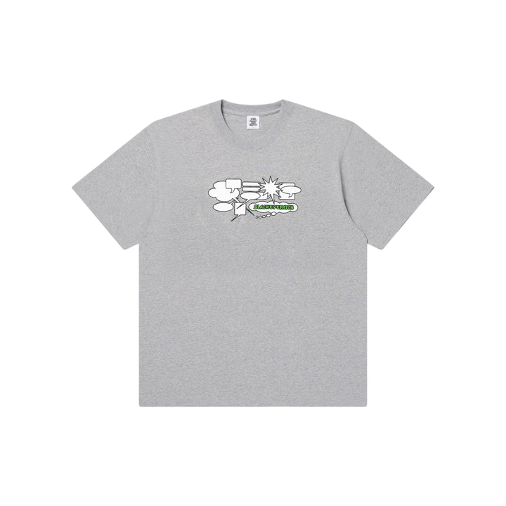 SPEECH BUBBLES TEE HEATHER GRAY