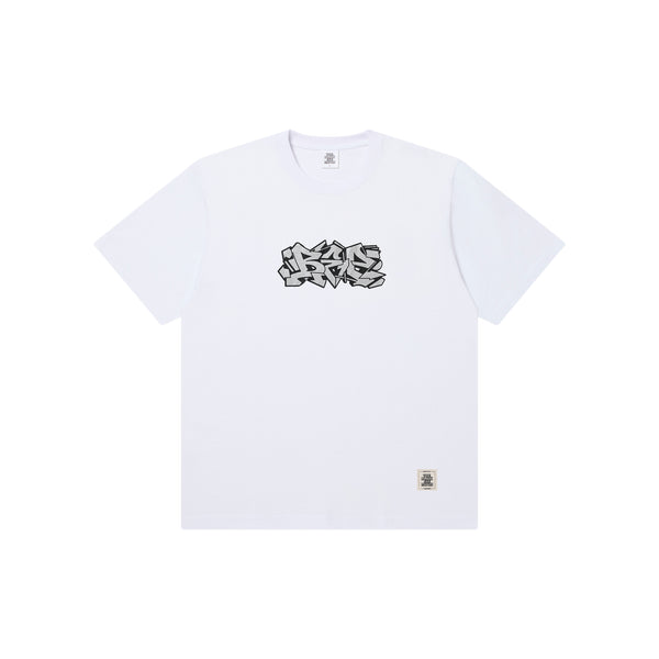 GLITTERED LETTERS TEE WHITE