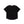 CROWN LOGO RIBBED TEE BLACK