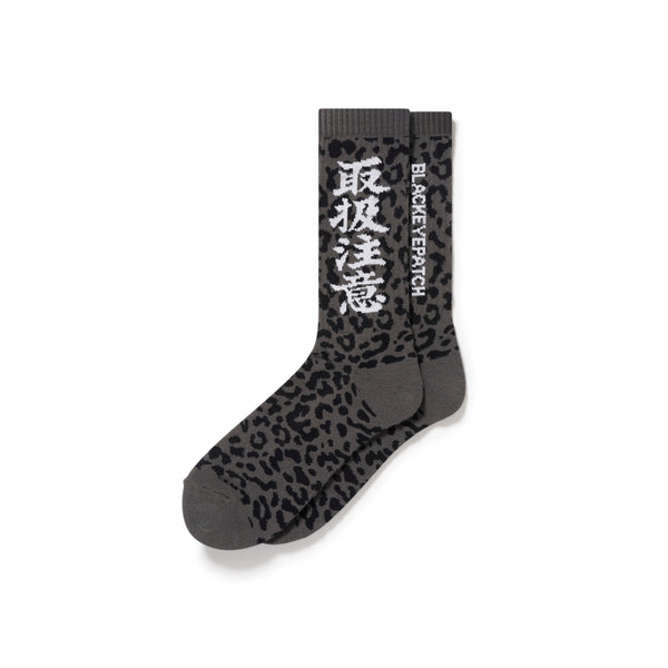 LEOPARD PATTERNED HWC SOCKS