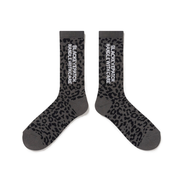 LEOPARD PATTERNED HWC SOCKS