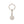 HUNDRED YEN COIN KEYCHAIN SILVER