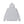 METAL LOGO FABRIC-STITCHED ZIP HOODIE HEATHER GRAY