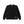BIG DOLLAR SIGN FABRIC-STITCHED CREW SWEAT BLACK