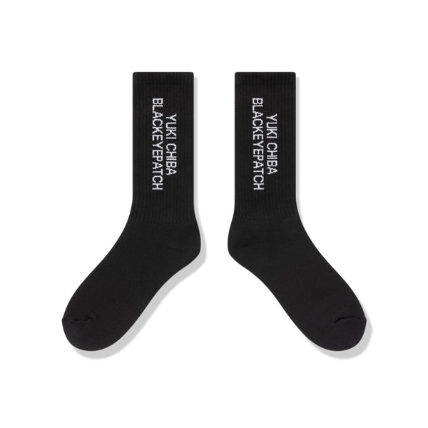 YUKI CHIBA "億万長者" HWC SOCKS BLACK
