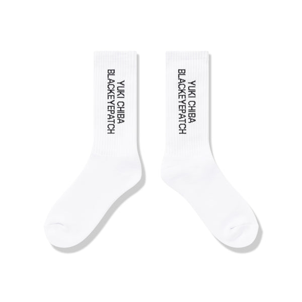 YUKI CHIBA "億万長者" HWC SOCKS WHITE