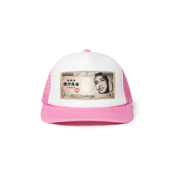 YUKI CHIBA "億万長者" MESH CAP PINK