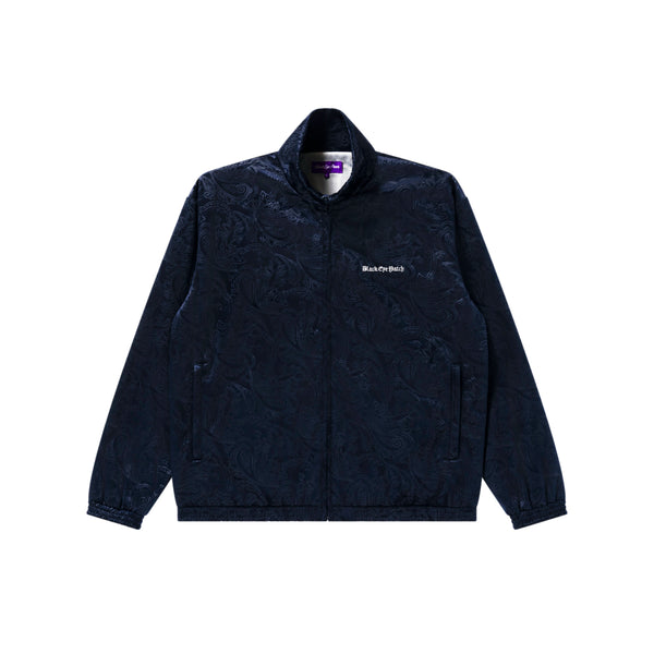 OE LOGO PAISLEY TRACK JACKET NAVY
