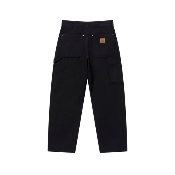 OE LOGO DOUBLE KNEE DUCK PANTS BLACK