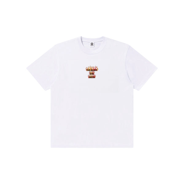 Name in Flames Tee (White)