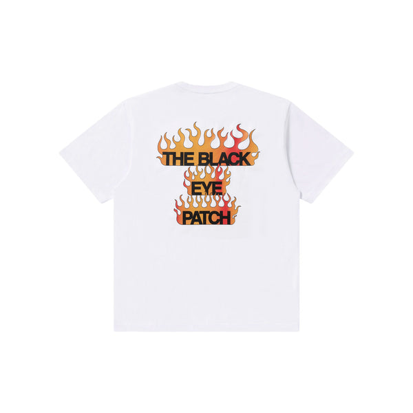 Name in Flames Tee (White)