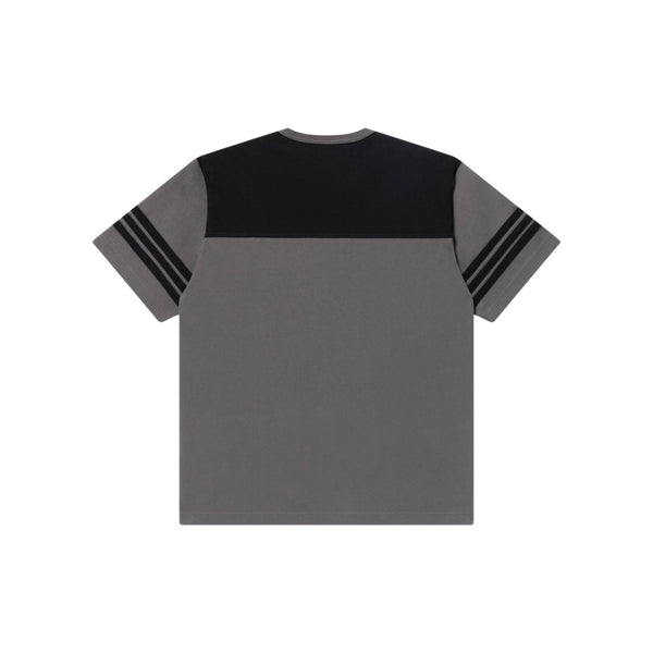 BLOCK COLLEGE 2 TONE HOCKEY TEE CHARCOAL