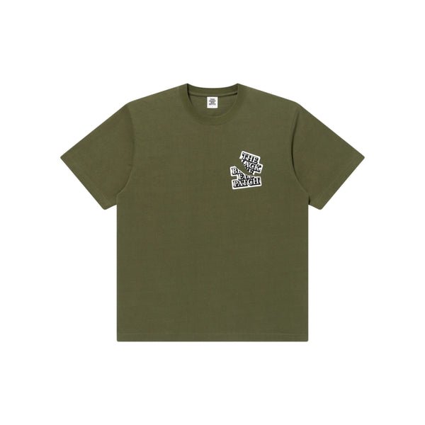 TORN OG LABEL TEE OLIVE