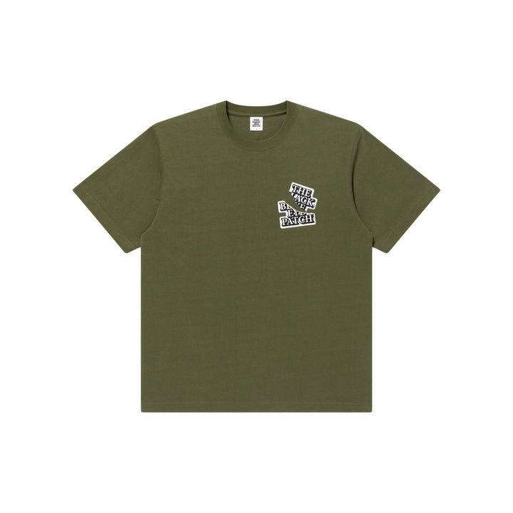 TORN OG LABEL TEE OLIVE