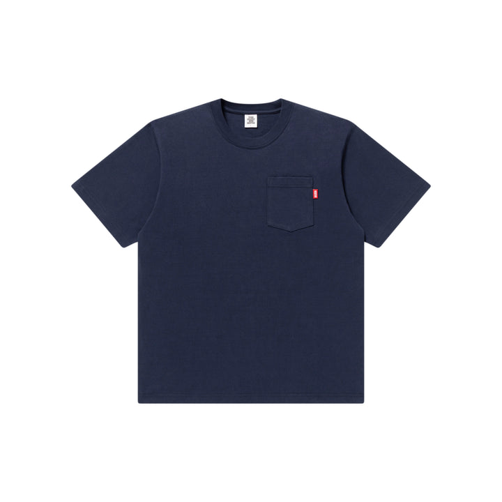 HEAVY WEIGHT HWC POCKET TEE NAVY