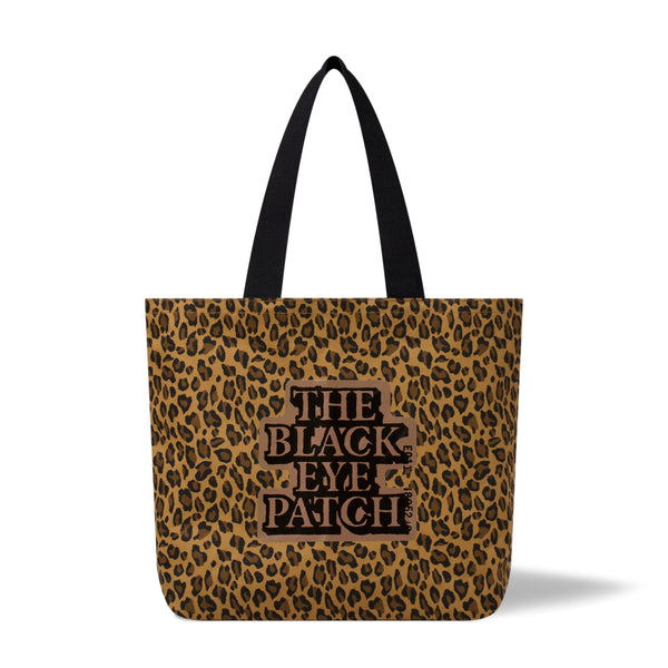 LEOPARD PATTERNED TOTE LARGE