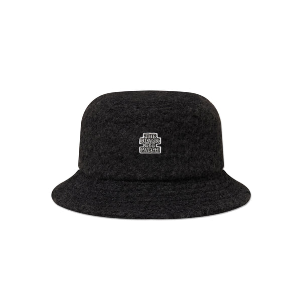 SMALL OG BRUSHED WOOL BUCKET HAT BLACK