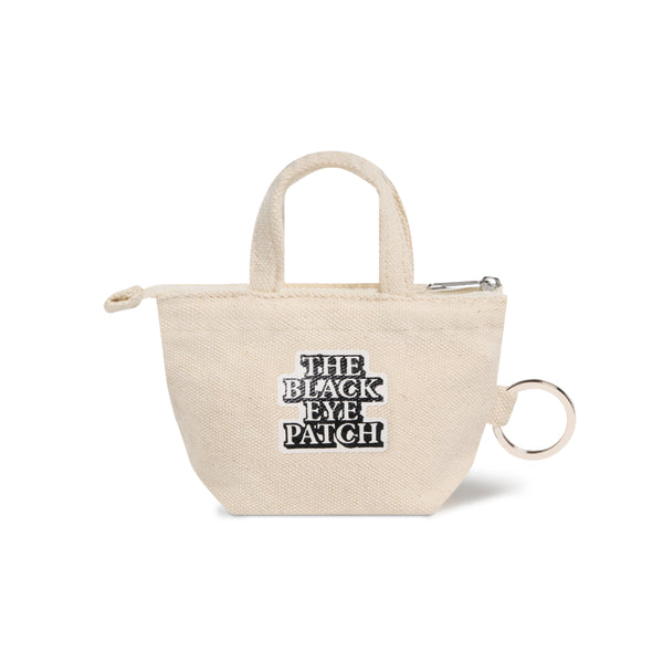 OG LABEL TOTE KEYCHAIN OFF WHITE