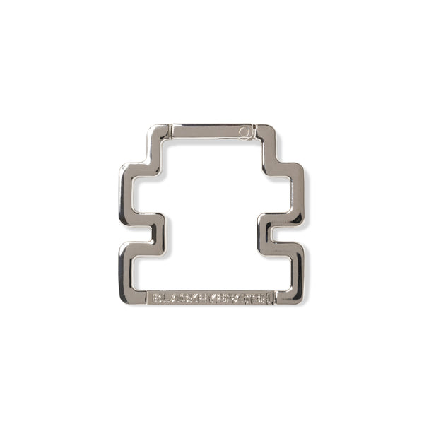 OG LABEL SHAPED CARABINER SILVER