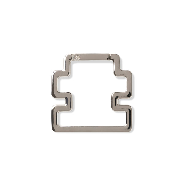 OG LABEL SHAPED CARABINER SILVER