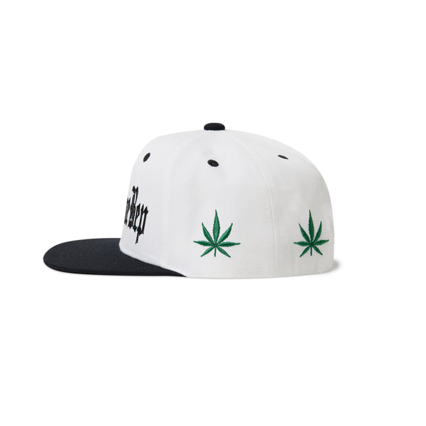LONGLIVE BEP SNAPBACK CAP WHITE/BLACK