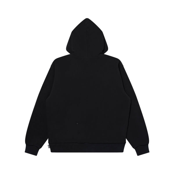 SMALL OG THERMAL ZIP HOODIE BLACK