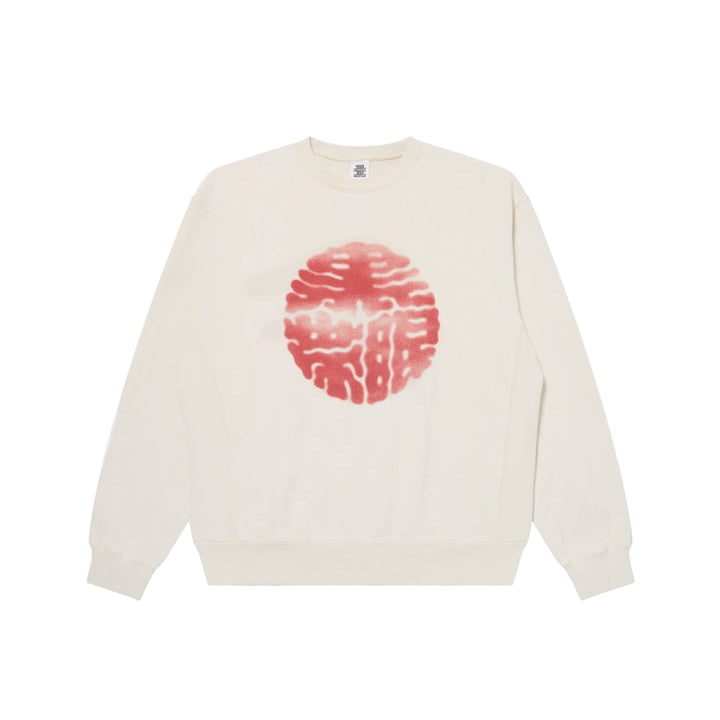 KAMON CREW SWEAT OFF WHITE