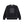 METAL LOGO STITCHED CREW SWEAT BLACK/WHITE
