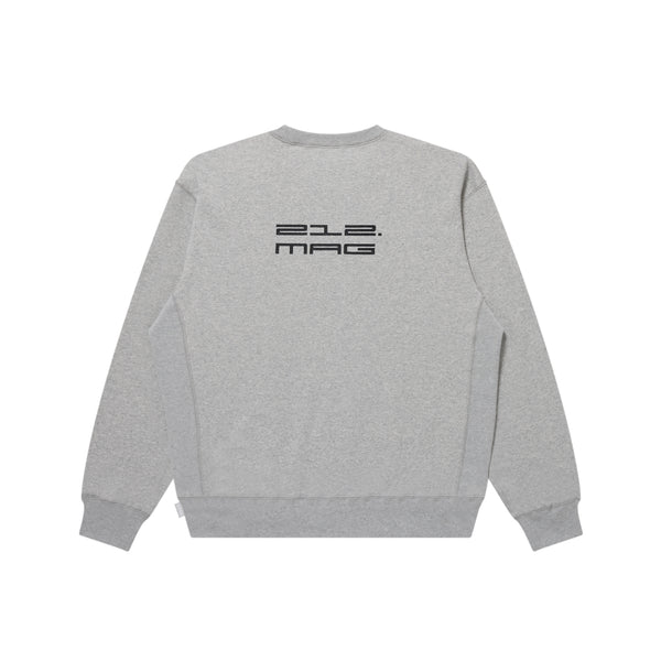 212 MAG PHOTO CREW SWEAT HEATHER GRAY