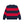 HERALDIC COLLEGE STRIPED CREW SWEAT NAVY/RED