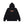 CRASH LOGO HOODIE BLACK