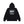 CRASH LOGO HOODIE BLACK