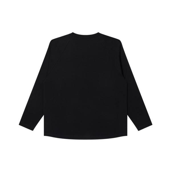 CES XC BIKE RAGLAN L/S TEE WHITE/BLACK