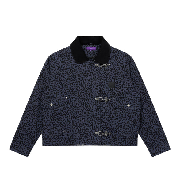 OG LEATHER PATCHED FIREMAN DUCK JACKET MULTI